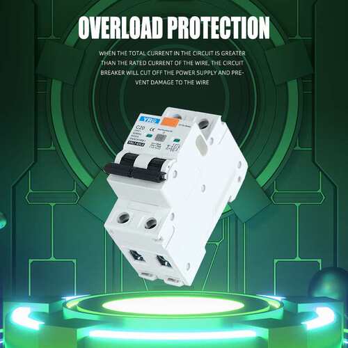CE认证空气开关带漏电保护220V电闸家用2P断路器AC型 32A 漏保63A