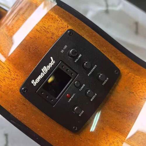 Brook布鲁克拾音器液晶可调音V12S25民谣适用拾音器4段EQ均衡