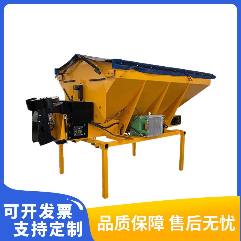 厂家供应小型后挂式融雪剂撒布机大型车载冬季除雪撒盐设备