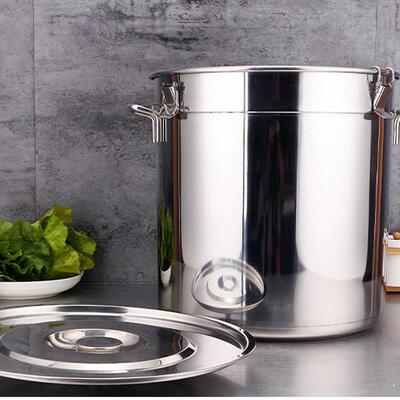 家用密封桶加厚不锈钢米桶防潮防虫储米缸多规格厨房用品