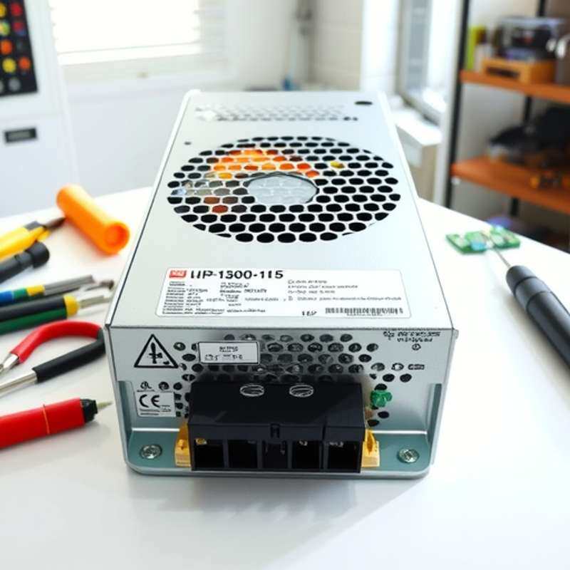 UHP-1500-HV 115V230V380V明纬开关电源直流高压输出1500W无风扇E