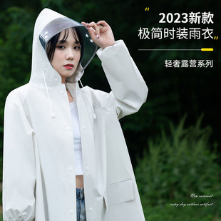 全身防暴雨电动车套装 雨衣女款 一体式 a户外新款 成人徒步雨披 长款