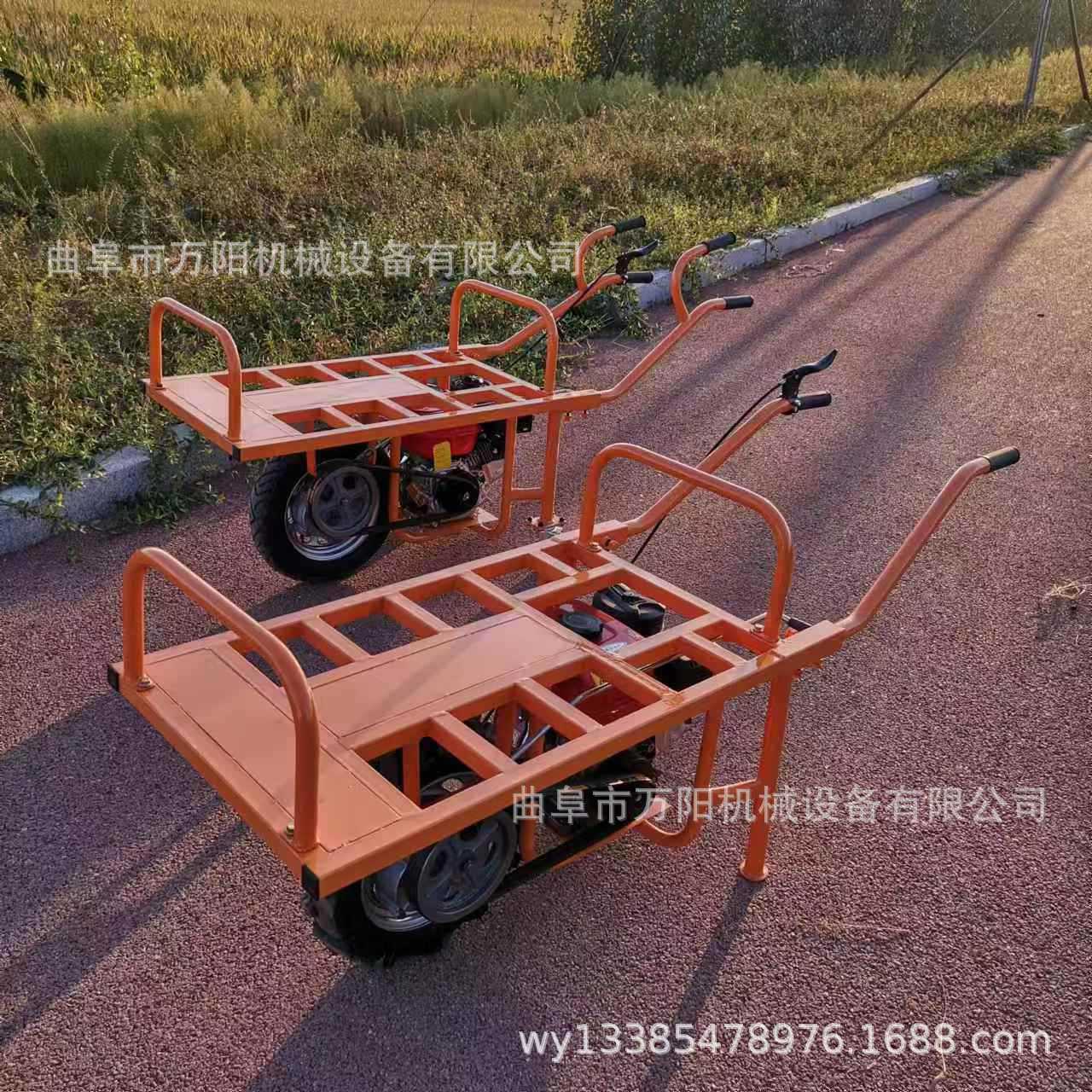平板车三轮车果园鸡公车工地手推车山地农用独轮车运输车多功能