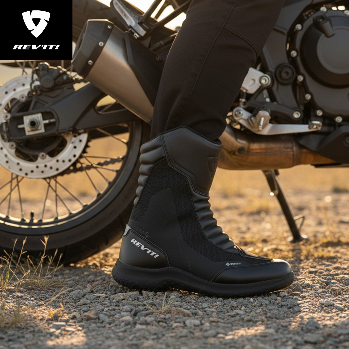 REVIT锐飞特勇气GTX摩托车骑行鞋靴防风防水抗撕裂摩旅长途骑行