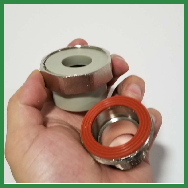 灰色PPR外丝铜活接 20 25 32 40 50 63 75 90 110外牙全铜活结头