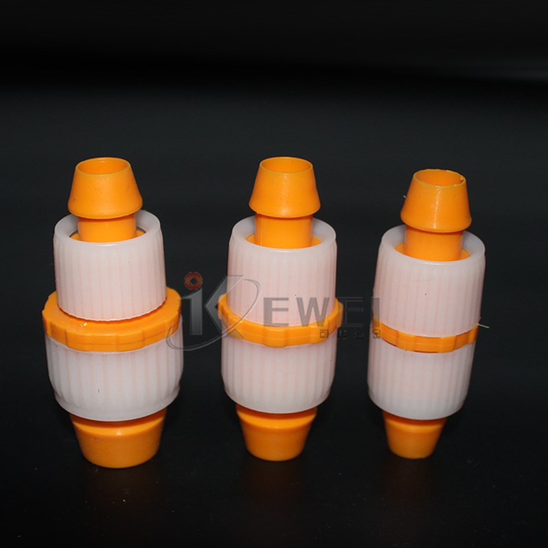 塑料修补延长接头水管快速加长46分1寸蛇皮花园牛筋软管对接配件