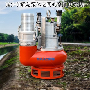 液压潜水渣浆泵小型液压泥浆泵市政应急用液压动力站抽水泵 便携式