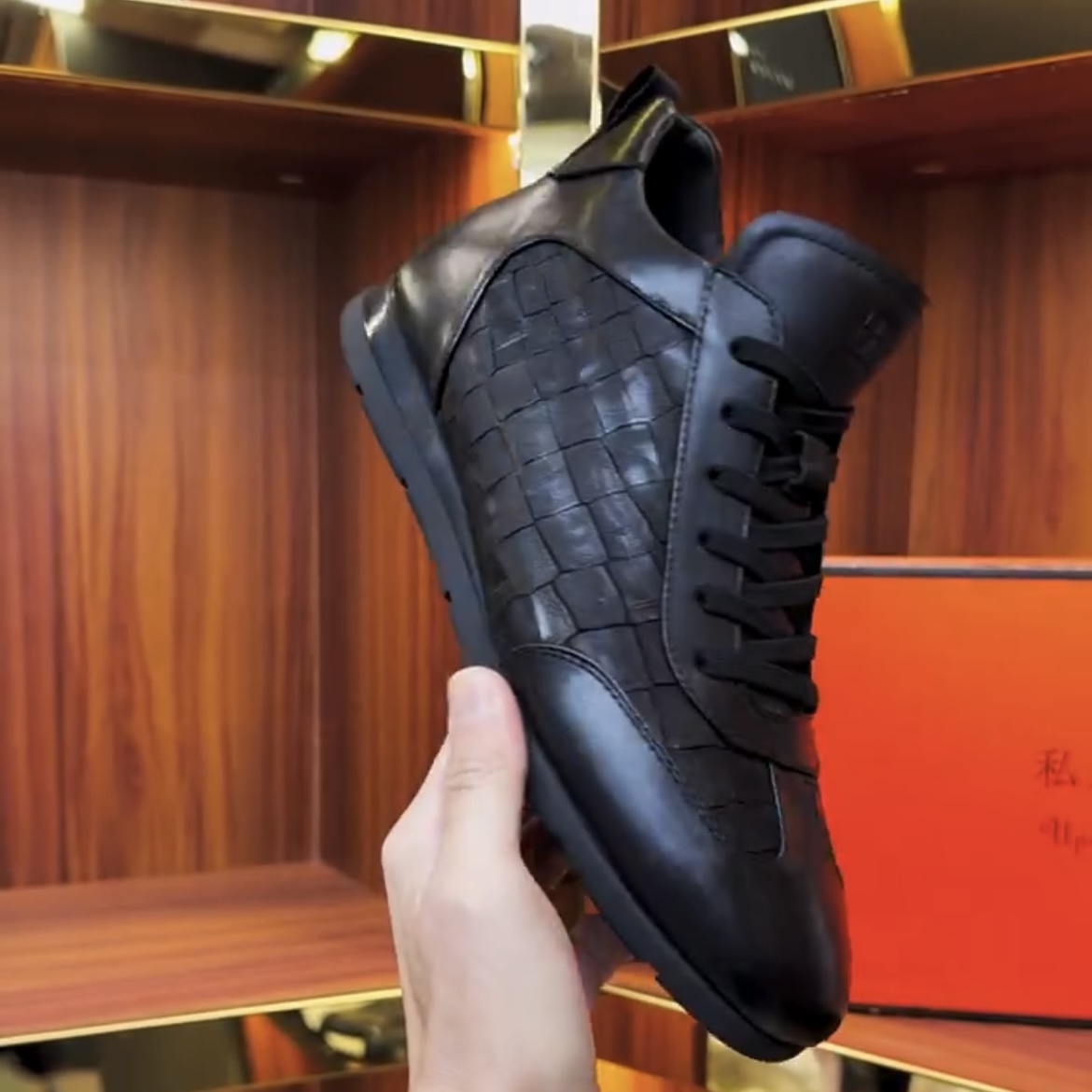 广州秋季款新品轻奢商务休闲高端时尚橡胶鞋底舒适洋气男鞋xD帅气