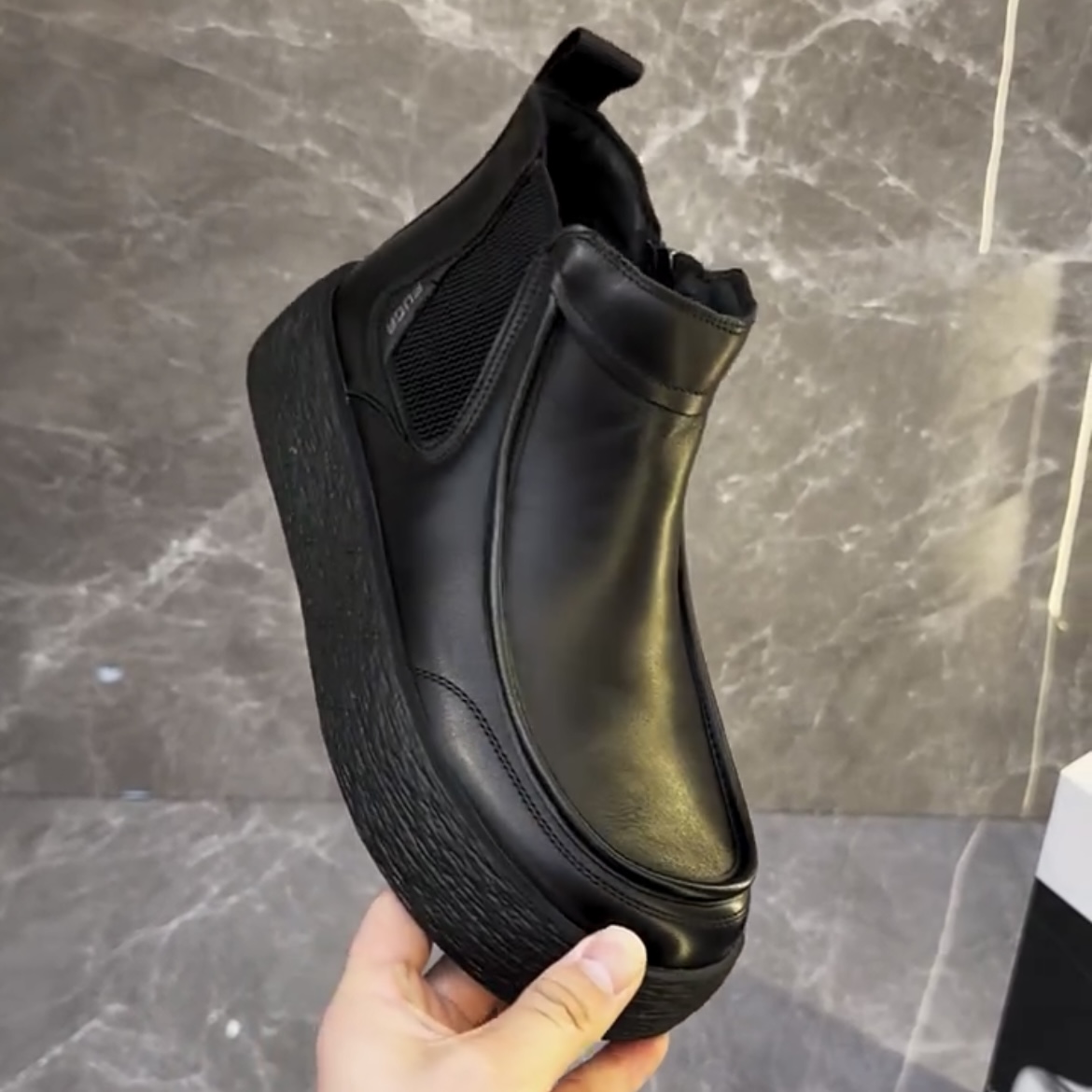 广州秋季款新品轻奢商务休闲高端时尚橡胶鞋底舒适洋气男鞋xD帅气