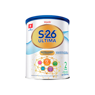 瑞士原装 铂臻S26婴幼儿配方奶粉2段港版 进口800gx1罐 Wyeth 惠氏