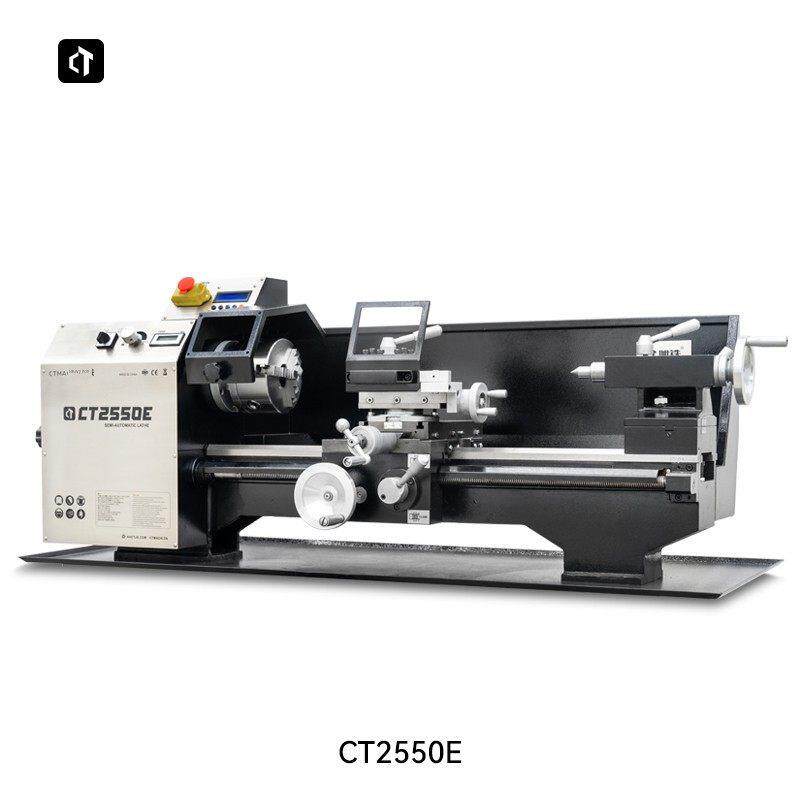佰利Ct2550E自动车床数字吊轮小型车床教学车床台式车床无级变速