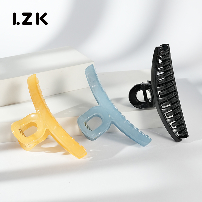 LZK（个性定制）高级感大号一字抓夹鲨鱼夹后脑勺2025新款发饰女
