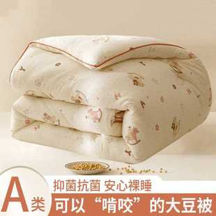 厂家直供大豆纤维被a类母婴级被子被芯柔软亲肤春秋被宿舍冬被褥