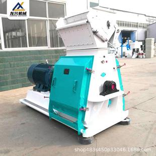 水滴型饲料粉碎机中药大型加工粉碎设备操作简单性能稳定