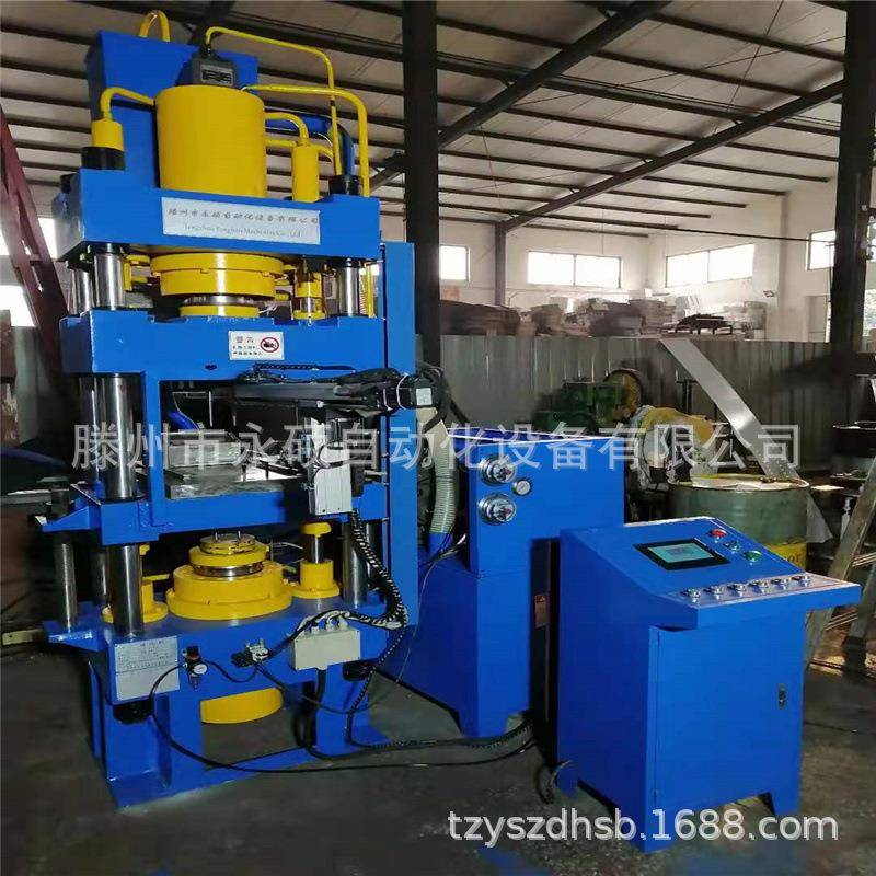 全自动粉末成型液压机四柱油压机一模多出沐浴盐压型压片机