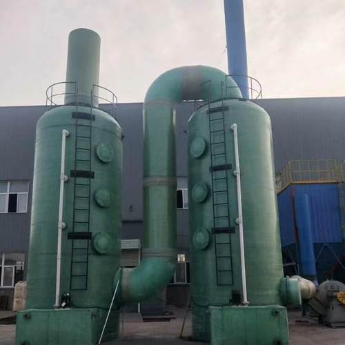 玻璃钢喷淋净化塔脱硫塔砖窑厂锅炉房除尘废气处理酸雾耐腐蚀处理