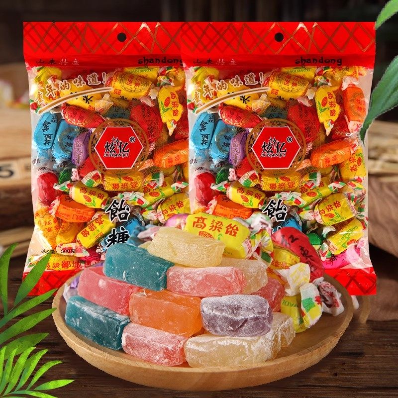 高粱饴山东特产拉丝软糖混合口味喜糖老式手工饴糖水果味糖果,传统滋补营养品,药膳养生粉/羹/糊,淘宝优惠券,粉丝福利购,淘宝优惠卷