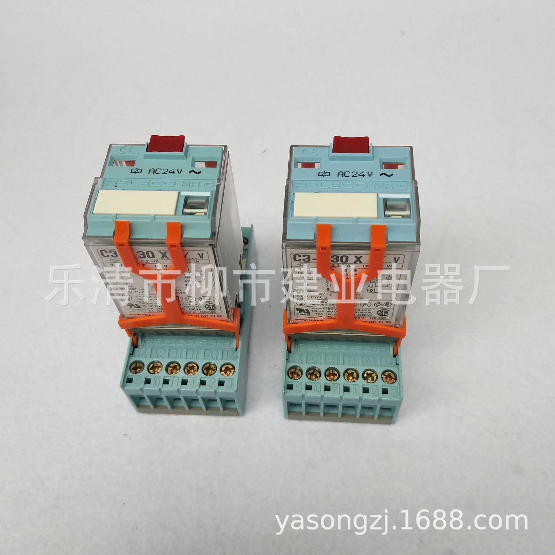 RELECO西班牙 C3-A30 C3-A30X C3-A30DX C3-A30FX工业继电器DC24V