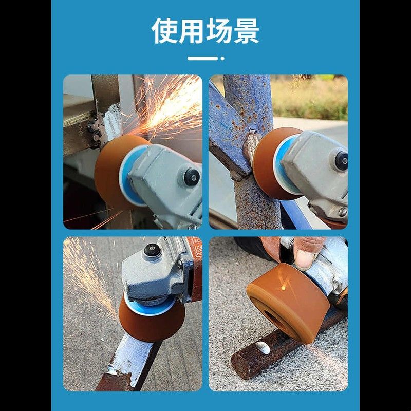 白刚玉角磨机砂轮加厚实心铸铁金属不锈钢打磨抛光金刚砂磨刀神器图片