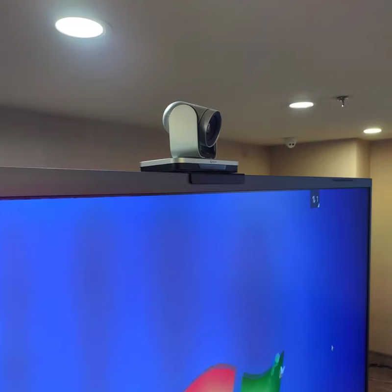通用视频会议摄像机电视支架免打孔好安装各种摄像头移动支架托盘图片