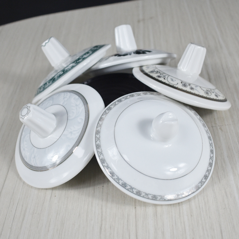 陶瓷茶杯盖子单卖马克杯盖配件大口径会议杯盖子通用万能杯盖零售