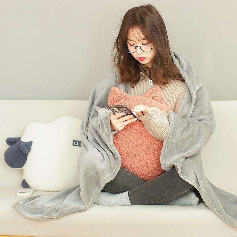 抱枕被子两用枕头睡觉车载汽车车内靠枕二合一毯子办公室午睡靠垫,居家布艺,抱枕被,淘宝优惠券,粉丝福利购,淘宝优惠卷