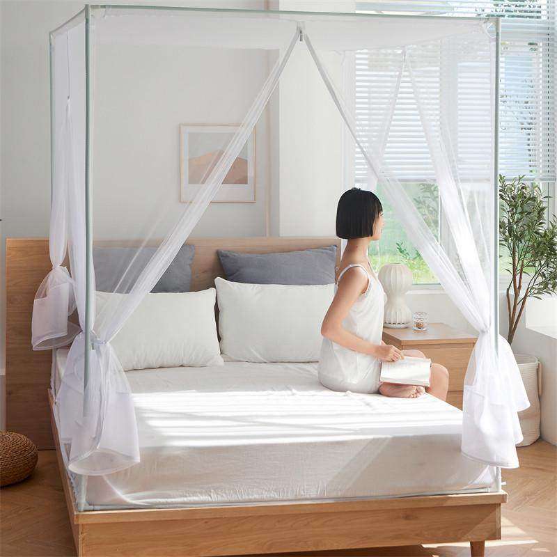 夏季T型三开门蚊帐家用卧室防摔儿童蒙古包加粗加厚支架t形高级款,床上用品,蚊帐,淘宝优惠券,粉丝福利购,淘宝优惠卷