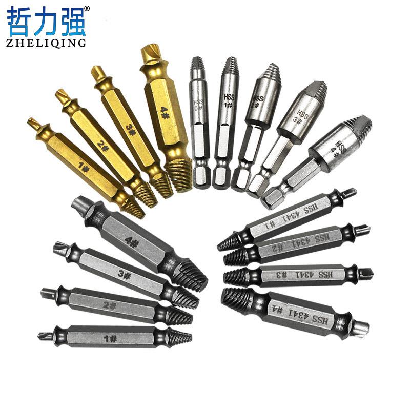 滑牙破损螺钉取出拆除工具 双头起子批头 断头螺丝取出器