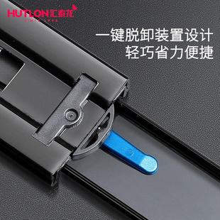 导轨键盘托滑道 汇泰龙按弹抽屉轨道静音反弹三节滑轨免拉手按压式