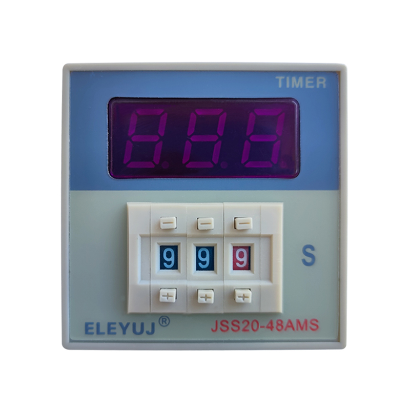 JSS20-48AMS数字延时继电器220VAC24V包装机99.9S注塑秒计时开关M