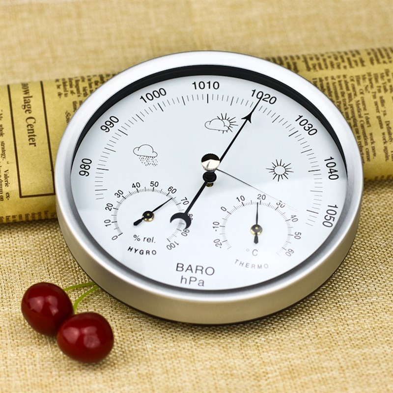 温湿度膜盒金属盒空盒大气压计气象站晴雨表钟表LOGO高精度精品