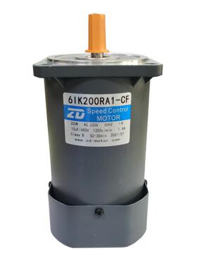 全自动拉链尼龙贴胶光轴减速电机6IK200RA1-CF食品包装机马达中大