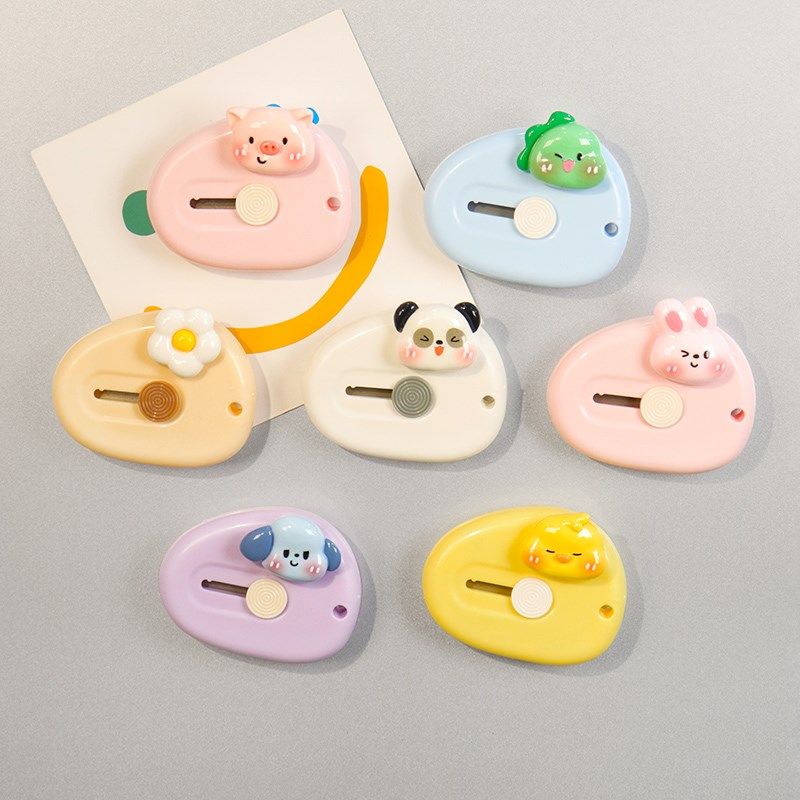 卡通熊猫冰箱贴j个性恐龙美工刀拆快递箱裁纸小刀迷你便携实用磁,厨房电器,其它厨房家电配件,淘宝优惠券,粉丝福利购,淘宝优惠卷