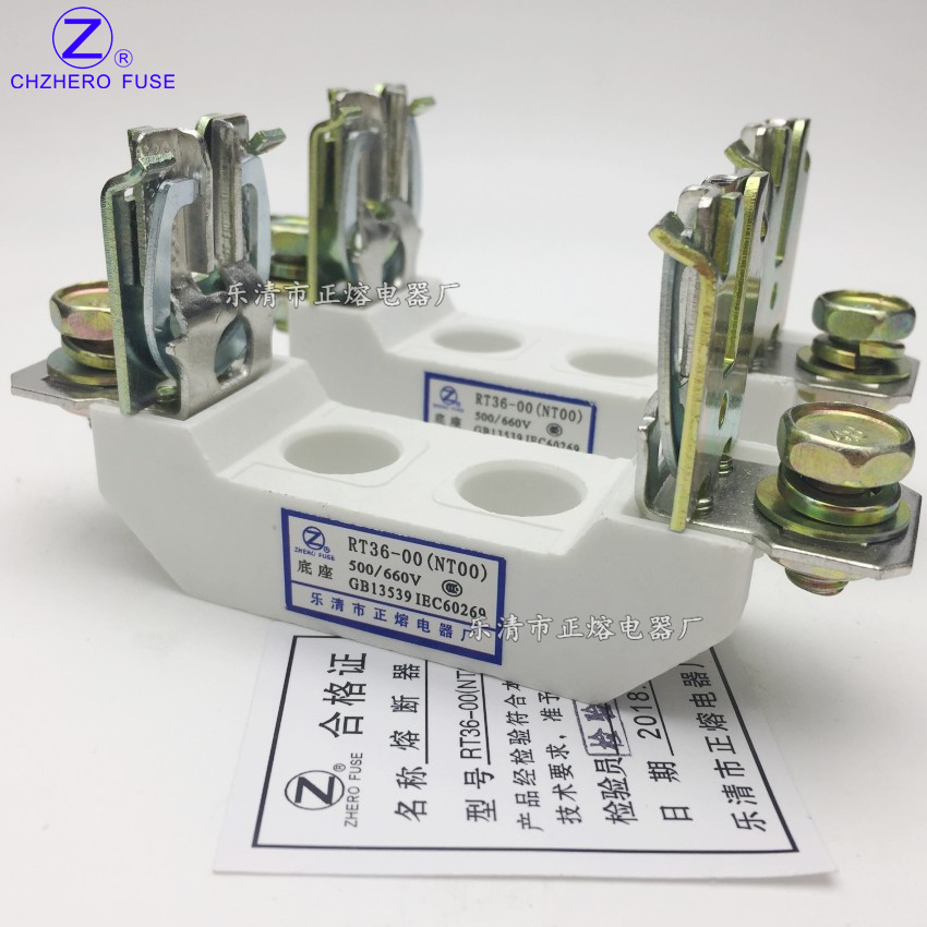 正熔NT00熔断器底座RS711BC/RS31/RT16-00M/RT36-00/NH00底座