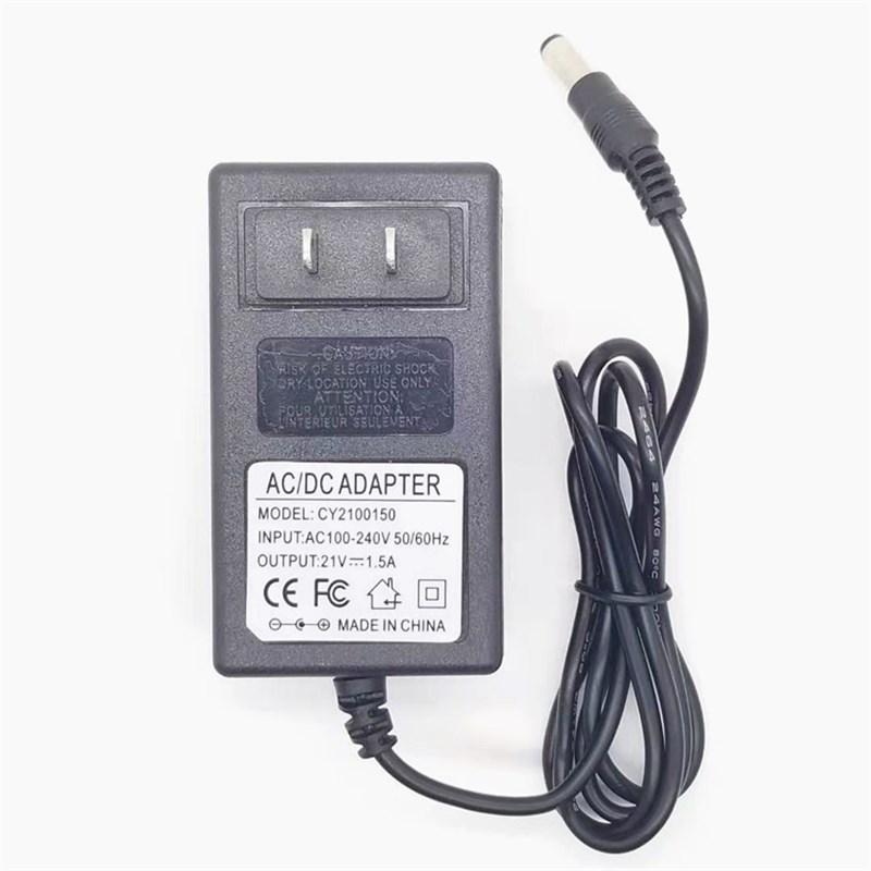 21V1.5A锂电池充电器 18V手电钻电动起子J扳手 5串18650电池充电