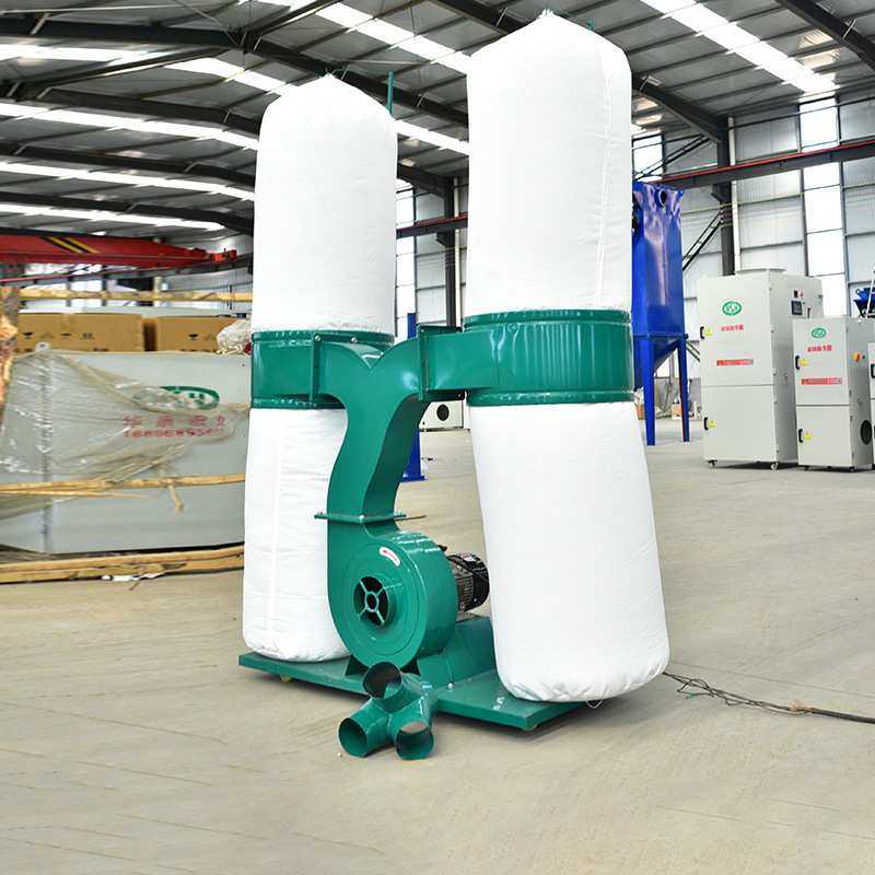 单双筒移动式吸尘器工业木工粉尘雕刻机推台锯 简易布袋除尘器