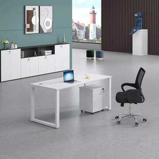 职员办公桌 单人办公室员工组合桌椅屏风卡位四人六人工位办公桌