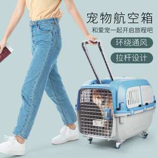 厂直航空箱猫笼子便携外出狗狗宠物外出托运箱空运箱运输箱航空箱