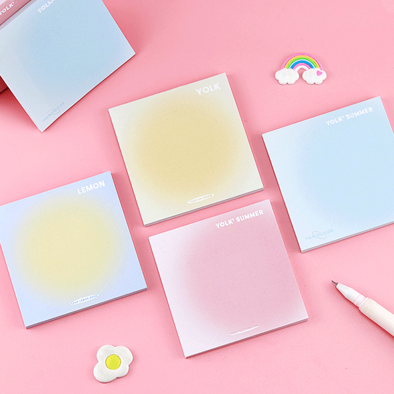 高颜值渐变便利贴ins风夏日色彩
