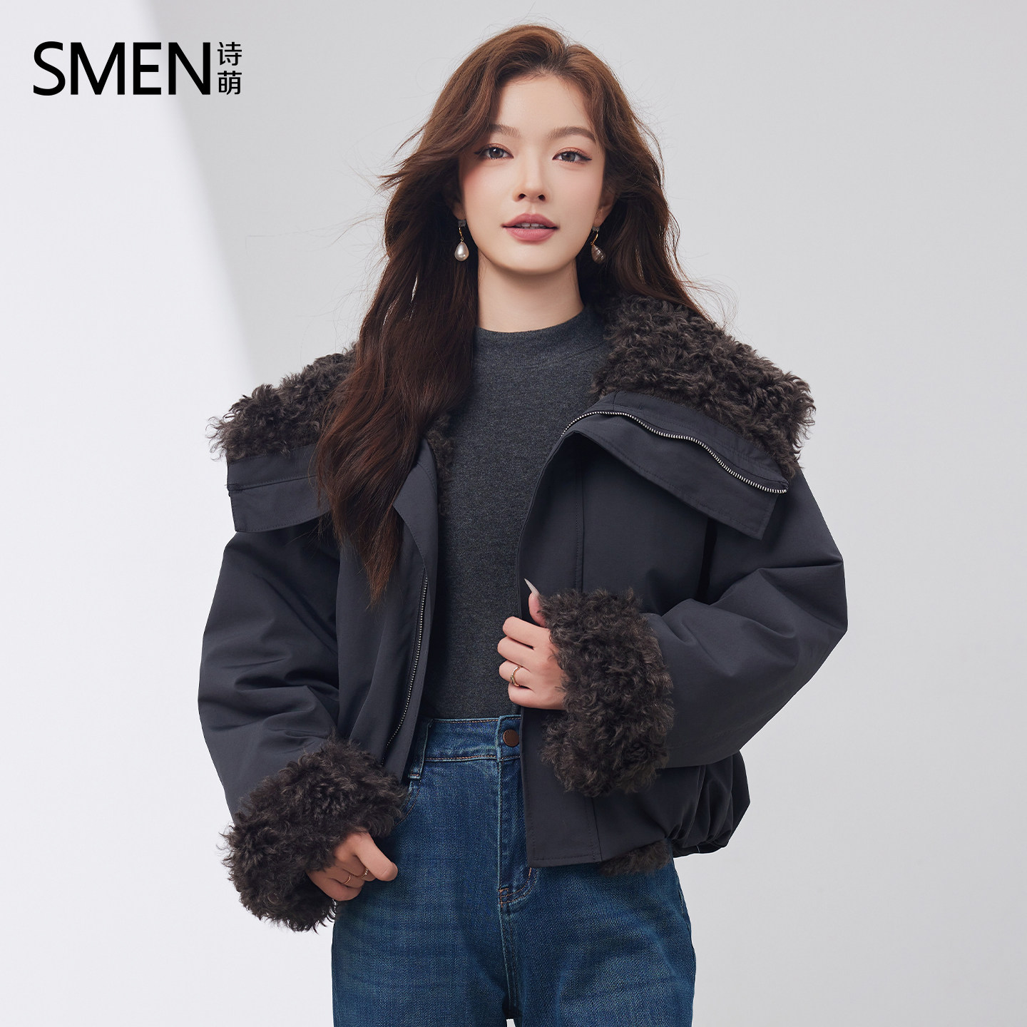 2026加厚保暖显瘦派克服棉服女