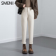 女2026修身 小脚裤 自然腰修身 SMEN诗萌秋冬牛仔裤 显瘦哈伦铅笔裤