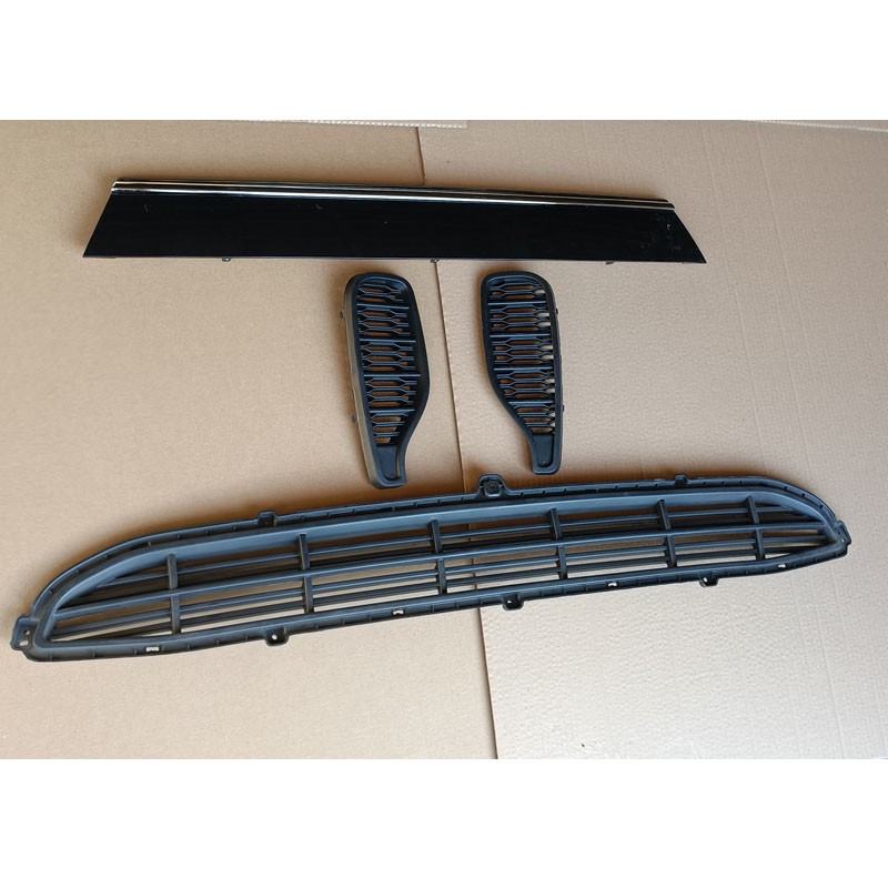 金彭T90电动汽车轿车前保险杠中网格栅上中网下中网雾灯罩金鹏t90