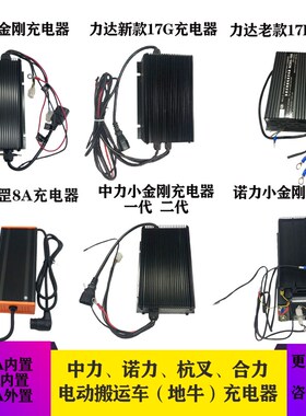 电动叉车充电器24V8A/10A15A30地牛充电机中力诺力合力杭叉充电器