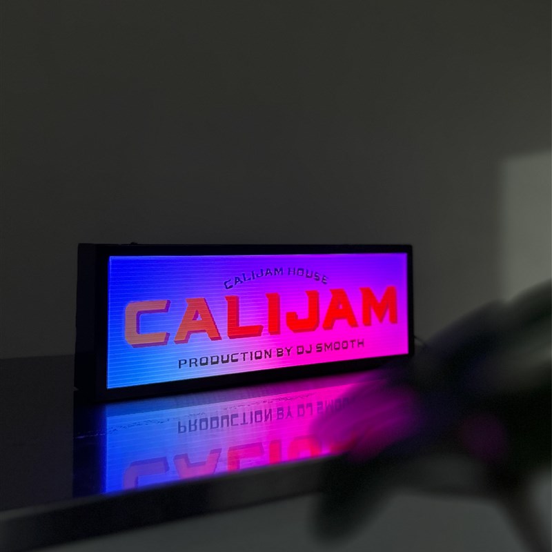 幻彩变色RGB灯带波纹亚克力灯箱广告牌门头发光字牌匾个性定制