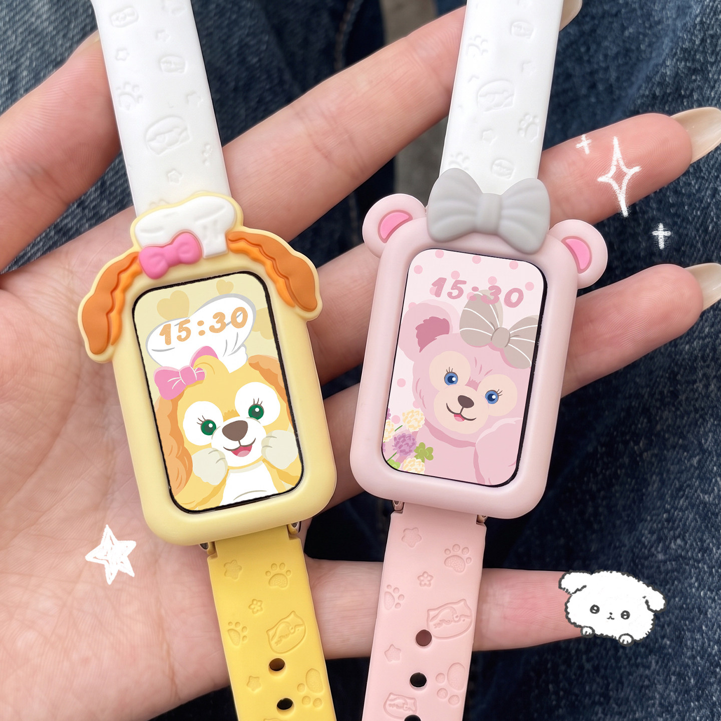 泡泡是只猫原创适用于华为手环11表带新款可爱饼饼10运动创意硅胶荣耀11pro玫玟保护套女生小众透气替换腕带