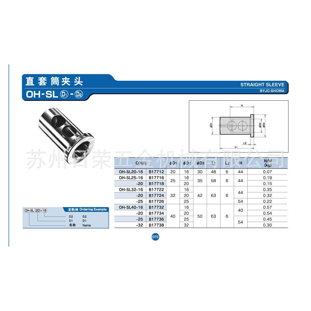 北一圣侧固式刀柄配套用直套筒夹头OH-SL20-16拍前询价,五金/工具,数控刀片/刀粒,淘宝优惠券,粉丝福利购,淘宝优惠卷