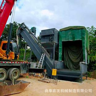 搅拌站水泥灰集装 箱翻箱输送机矿粉卸车机厂家 箱卸灰机固定式 集装