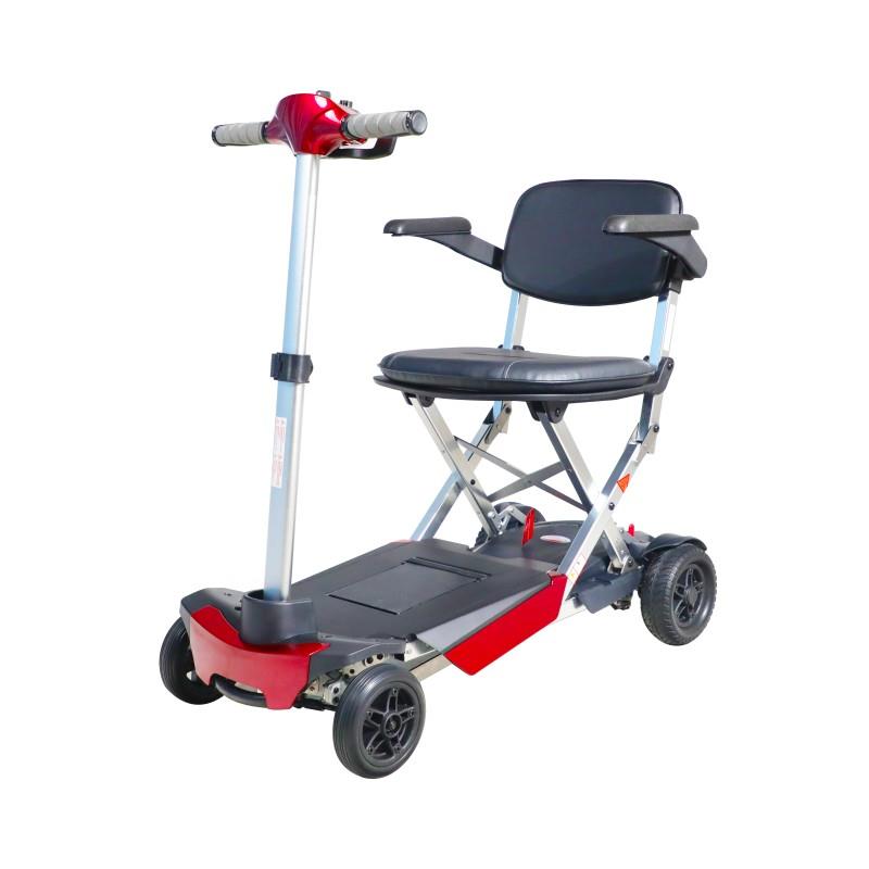 solax2020新款老年四轮电动滑板车轻便一体折叠锂电池身心障碍电