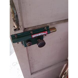 防盗穿条锁大门锁院子门大齿老式木门锁齿条锁整体双开关十字锁芯