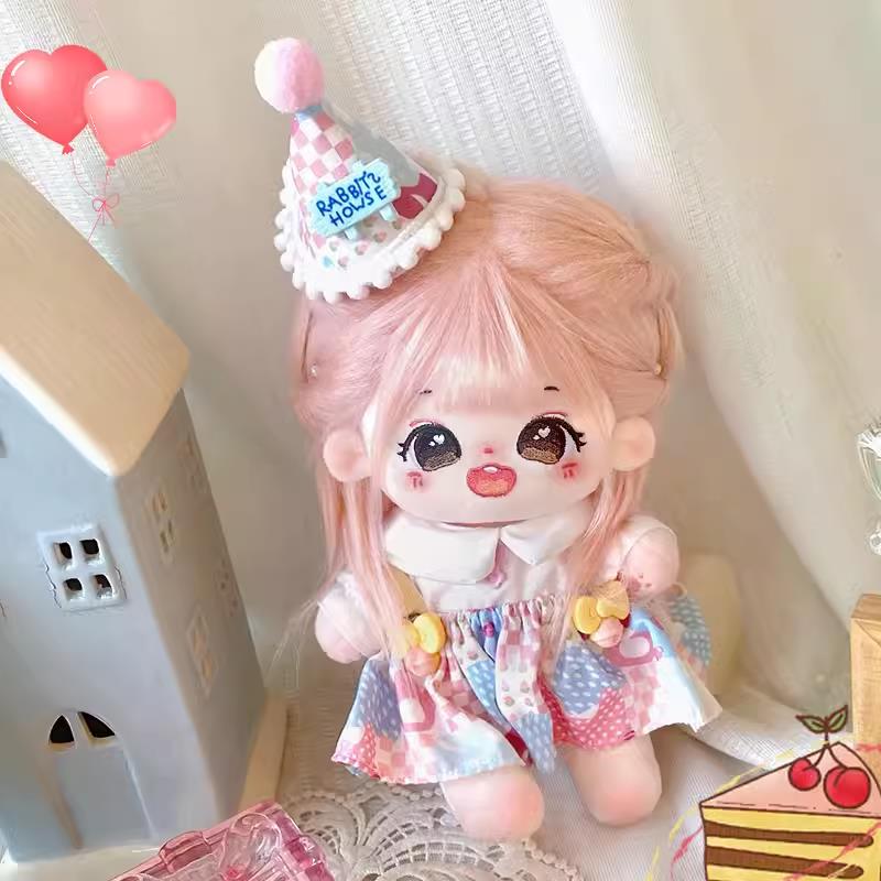 娃衣棉花娃娃衣服20cm玩偶公仔挂件鞋子女娃小配件着替娃鞋可穿